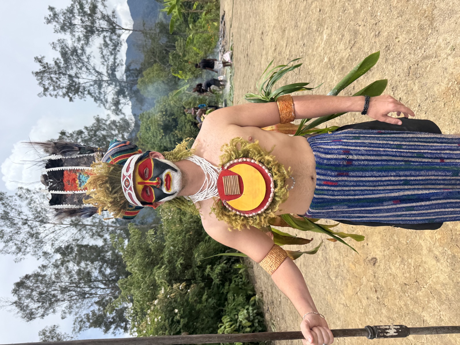 Harry travelling in Papua New Guinea